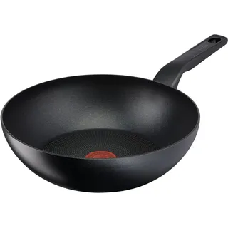 Tefal Titanium Force Wok-Pfanne 28 cm Töpfe und Pfannen, Langlebige Antihaft-Beschichtung, Thermo Signal, tiefe Form,