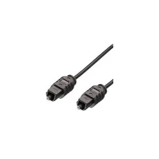 MediaRange Toslink Digital-Audio Anschlusskabel, Toslink-Stecker (ODT)/Toslink-Stecker (ODT), 1.5m, schwarz, MRCS133