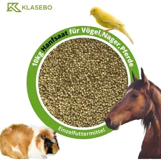 Hanfsaat 10kg für Vögel, Nager und Pferde