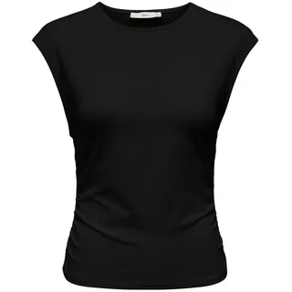 Only Onlmira Capsl Ruching Top Schwarz S