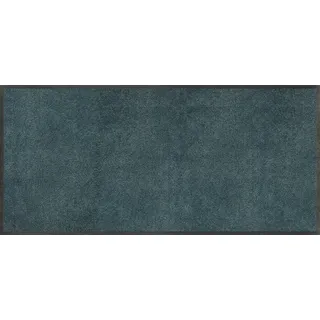 Wash+Dry by Kleen-Tex Teppich "und Läufer Denim Blue" rechteckig 9 mm Höhe, blau