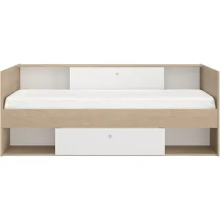 Gami Stauraumbett, Funktionsbett mit viel Stauraum beige