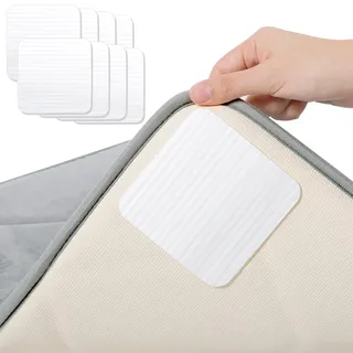 Cozary Antirutschmatte für Teppich 10 x 10cm, Waschbarer Teppich Antirutschunterlage, Anti Rutsch Teppichunterlage zuschnittbar, Universal Teppichunterlage rutschfest, Rutschmatte Teppich - 8 Stück