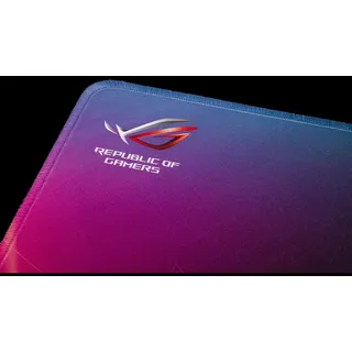 Asus ROG Strix Edge vertikales Gaming Mauspad (optimierte Stoffoberfläche, vollfarbige Nähte, rutschfeste Unterseite),400x450x2 mm
