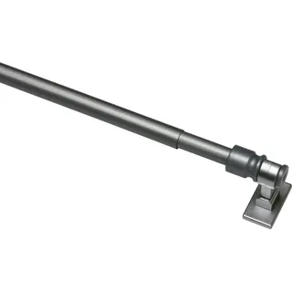 GARDINIA Scheibenstange California 1-läufig Ø 12 mm 55 - 85 cm Silber