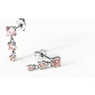 PURELEI Pink Glamour Ohrringe mit Zirkonia Steinen