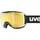 kontrastverstärkende Skibrille mit schmalem Rahmen und extra weitem Sichtfeld für Damen und Herren black/gold-green one size