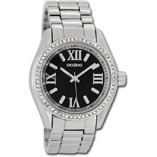 Oozoo Unisex Armbanduhr Vintage Series Analog Metall schwarz UOC5726A
