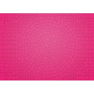 Ravensburger Krypt Pink 12000104 - mit 654 Teilen, Schweres Puzzle für Erwachsene und Kinder ab 14 Jahren - Puzzeln ohne Bild, nur nach Form der Puzzleteile