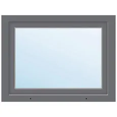 Kunststofffenster ARON Basic weiß/anthrazit 900x700 mm DIN Links