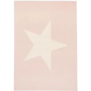 Pergamon Kinder UND Jugend Teppich Trendline Stern Pastell , Rosa , Textil , 140x200 cm , Teppiche & Böden, Teppiche, Teppich Kinderzimmer