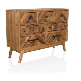 hjh living SANTJAGO Wood XL 97 x 72,5 x 34 cm braun