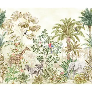 Komar Vliestapete , Multicolor , Tier , 300x250 cm , Fsc , Tapeten & Wandverkleidungen, Vliestapeten