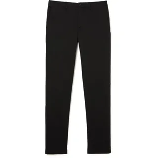 Lacoste Herren Chino Slim Fit Hose, Schwarz, 44W x 34L