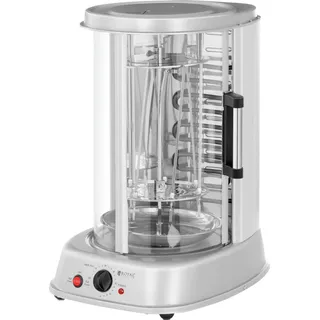 MINI Gyros-Gemüse-Kebab-Grill vertikal 3in1 1800W Royal Catering RCGV-1800-1 - Silber