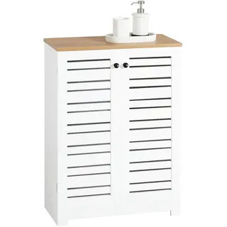 SoBuy Badezimmerschrank 60 x 82 x 30 cm Weiß