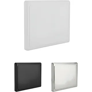 HOMELAY Gasherd Abdeckung aus Edelstahl Weiß 60,5 x 52,5 x 5,5 cm – Herd Abdeckplatte & Kochfeld Abdeckung für Ceranfeld und Induktion (max. Kochfeldbreite 58 cm) – Robuste Herdabdeckplatte