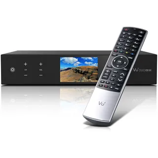 VU+ Duo 4K SE BT 1x DVB-C FBC / 1x DVB-T2 Dual Tuner PVR Ready Linux Receiver UHD 2160p