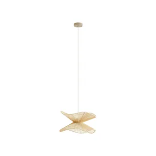Lindby Pendelleuchte Valdorin (Modern) in Creme aus Papier (1 flammig, E27) - Deckenlampe Esstischlampe Hängelampe Hängeleuchte Schlafzimmerleuchte