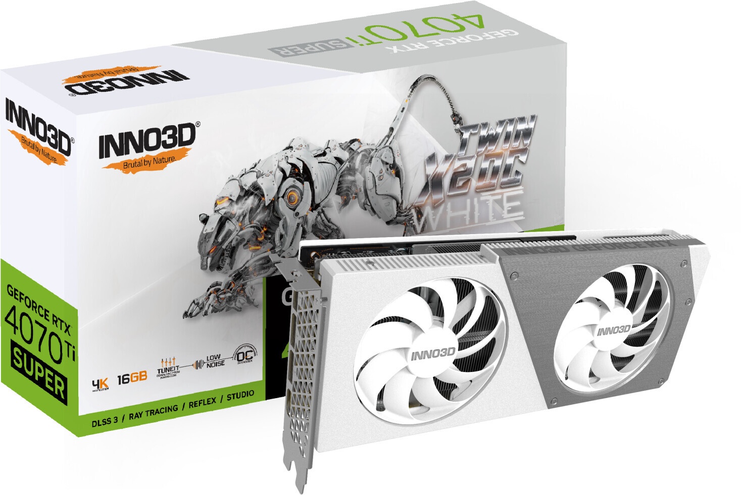 Bild von GeForce RTX 4070 Ti SUPER TWIN X2 OC White 16GB GDDR6X