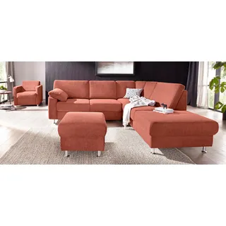 sit&more Hocker »Belfort« mit Stauraumfach, orange