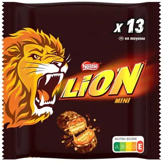 Lion Mini verpackte Riegel mit Candy Creme und Karamell 234g