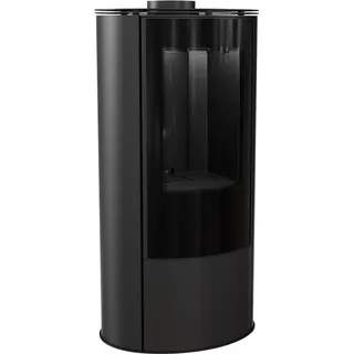 Kratki Kaminofen mit Erdgas-Betrieb Stahl Schwarz