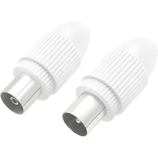 Hama Koax-Set, Stecker/Kupplung, klemmbar (Antennenkabel), Antennenkabel