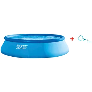 Intex Rundpool » »EasyPool« 366x76 cm«, (Set), inkl. hochwertigem Intex Pool-Reinigungsset Intex blau B/H/L: Breite 366 cm x Höhe 76 cm x Länge