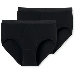 SCHIESSER Original Feinripp Sportslip schwarz 4XL 2er Pack