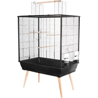 Zolux Vogelkäfig Neo Jili 78 x 47,5 x 112 cm schwarz