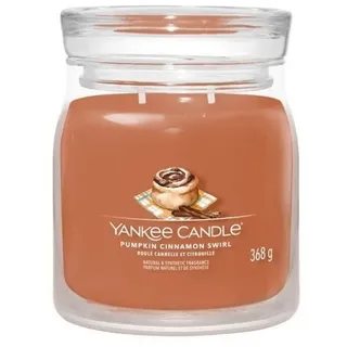 Yankee Candle Pumpkin Cinnamon Swirl Duftkerze 368 g braun