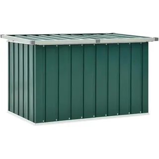 Gartenbox Metall Gartenbox wasserdicht XXL Auflagenbox Metall Aufbewahrungsbox Garten Outdoor Box Kissenbox für Garten-Grün-109 x 67 x 65 cm - Grün