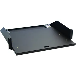 Adam Hall ah 19" Parts 87555 19" Ablage 2 HE mit Auszugsschienen
