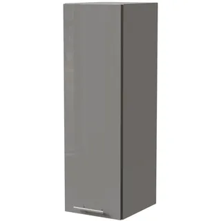 Feldmann-Wohnen Küchenhängeschrank W4/30 Essen Grau Hochglanz / Grau Matt 30 / 32,5 / 96cm , Grau, Grau , Holzwerkstoff , Rechteckig , 30x96x32.5 cm , Küchen, Küchenmöbel, Küchenschränke, Küchenoberschränke