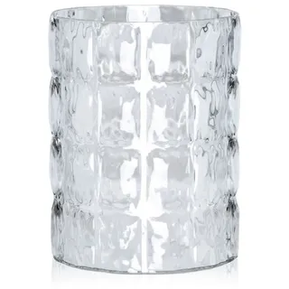 Kartell 1225B4 Vase Matelasse, 30 x 23 cm, glasklar