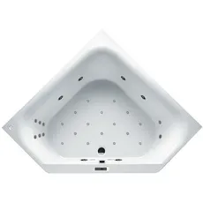 RIHO Austin Eck-Badewanne, mit Bliss-System, 2-Sitzer, 145x145x48cm, 270 Liter, weiß, B0050, Ausführung: Version rechts