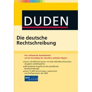 Duden Der Duden. Bd.1 Duden Die deutsche Rechtschreibung (Gebundene Ausgabe)