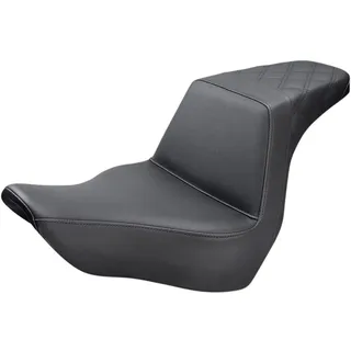Saddlemen Harley Davidson Step Up Rear 2 Up Ls Motorradsitz - Black - One Size
