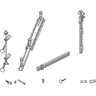 Schürzen-Montage-Set für Fronstschürze Ideal Standard EPUK (IDSK819201) und Hotline rechts (IDSK276001) - K793567