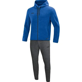 Jako Herren Jogginganzug Premium Basics mit Kapuze, Royal-Meliert, XXL