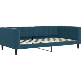 vidaXL Tagesbett Blau 100x200 cm Samt - Blau