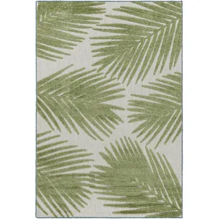 Bahama Palm teppich indoor/outdoor hochtief effekt läufer 80x250cm grün - Grün