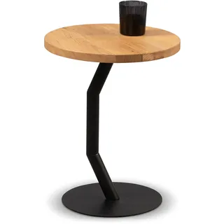 M2 Kollektion Beistelltisch Tim 1 in braun, H/D=45/35cm