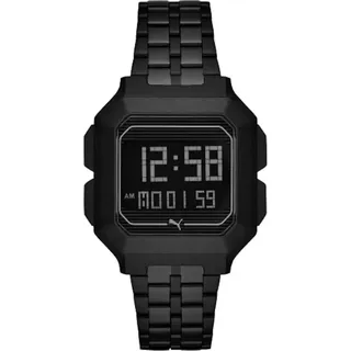 Puma Remix Herren Sportuhr P5017 Quarz schwarz - Schwarz