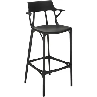 Kartell Hocker 0,49 x 108 x 0,49 cm Schwarz