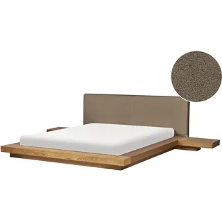 Beliani 160 x 200 cm Beige