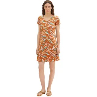 TOM TAILOR Damen Jersey Kleid mit Muster
