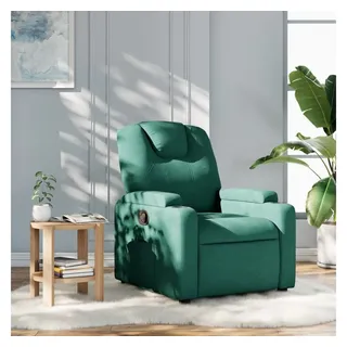 vidaXL Relaxsessel Modell 38 Stoff 88 x 97 x 0 cm Dunkelgrün mit Liegeposition