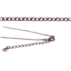 INNSPIRO Halskette aus Metall, antik-goldfarben, mit Federverschluss, rund, 78 cm plus 5 cm Verlängerung, 78cm., Glas, Kein Edelstein